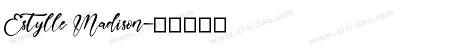 Estylle Madison字体转换